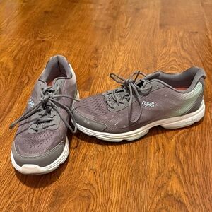 Ryka Charcoal and Mint Sneakers